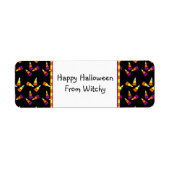 Aangepaste labels voor Halloween Candy Corn (Voorkant)