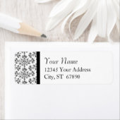 Aangepaste labels voor het retouradres van Floral (Insitu)