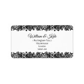 Aangepaste labels voor het retouradres van kant br (Voorkant)