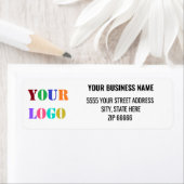 Aangepaste labels voor het retouradres van uw Logo (Insitu)