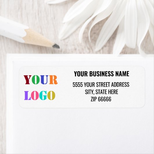 Aangepaste labels voor het retouradres van uw Logo (Insitu)