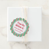 Aangepaste Labels voor kerstcadeautjes met kerstca (In situ)