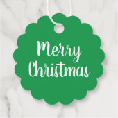 Aangepaste Labels voor kerstcadeautjes met kerstca (Achterkant)