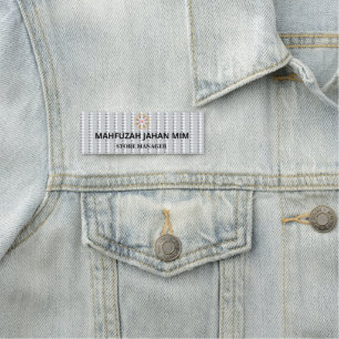 Aangepaste labels voor kledingnamen   Wasbaar en m Naamplaatje