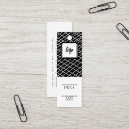 Aangepaste Labels voor logo gelijnd patroon