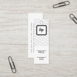 Aangepaste Labels voor logo gelijnd patroon