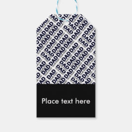 Aangepaste Labels voor Papa Typografie Designer Ca Cadeaulabel