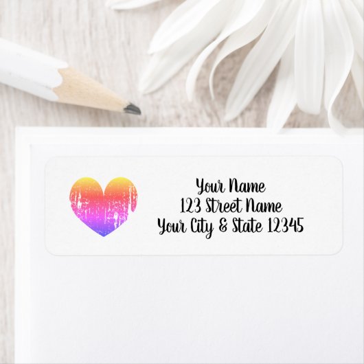 Aangepaste labels voor  regenbooghartslag (Insitu)