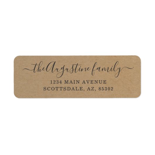 Aangepaste labels voor retouradressen (Voorkant)