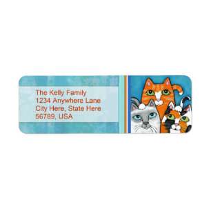 Aangepaste labels voor retouradressen