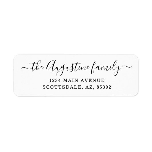 Aangepaste labels voor retouradressen (Voorkant)