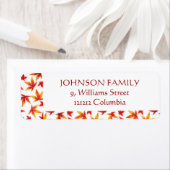 Aangepaste labels voor retouradressen - Autumn Lea (Insitu)