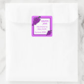 Aangepaste labels voor zelfgemaakte druivenjam (Tas)