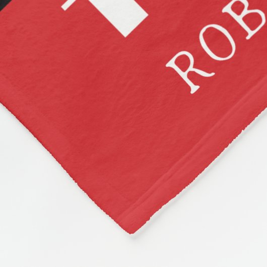 Aangepaste Labradoodle Familie Buffel Plaid Kerstm Fleece Deken (Hoek)