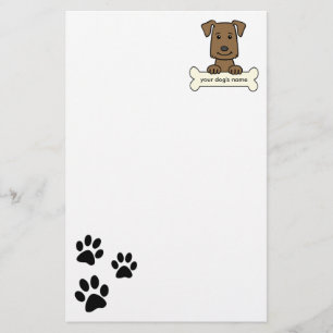 Aangepaste labrador reever briefpapier