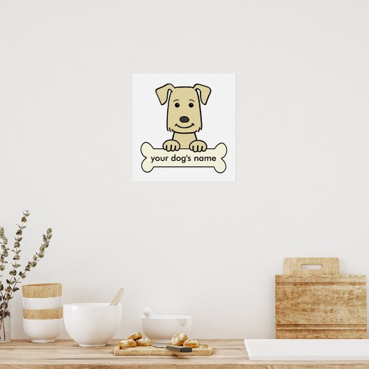 Aangepaste labrador reever poster (Keuken)