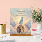 Aangepaste Labrador Retriever-herdenkingsfotoblok Acryl Bord (Huwelijk)