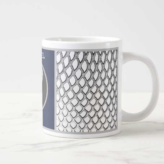 Aangepaste Lacrosse Collectible Giant Coffee Mok (Rechts)