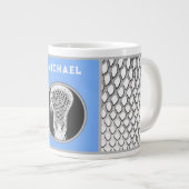 Aangepaste Lacrosse Collectible Giant Coffee Mok (Voorkant rechts)