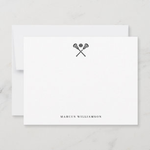 Aangepaste Lacrosse Notitiekaart