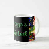 Aangepaste Lady Luck Couple's Game Night  Koffiemok (Voorkant rechts)