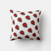 Aangepaste ladybird Pattern-kussen Kussen (Achterkant)