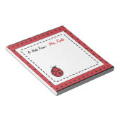 Aangepaste ladybug-laptop notitieblok (Schuin)