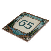 Aangepaste Lakehouse huisnummer Bord Plaque Tegeltje (Zijkant)