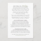 Aangepaste landkaart uitnodigingskaart voor ABBY Informatiekaartje (Achterkant)