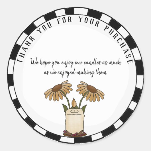 Aangepaste landkaartenwinkel - Hartelijk dank, Sti Ronde Sticker (Voorkant)