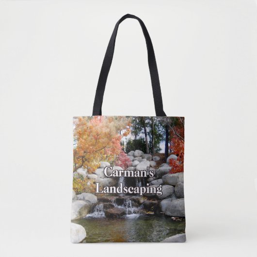Aangepaste Landscapingtool voor voedingskabels Tote Bag (Voorkant)