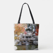 Aangepaste Landscapingtool voor voedingskabels Tote Bag (Achterkant)