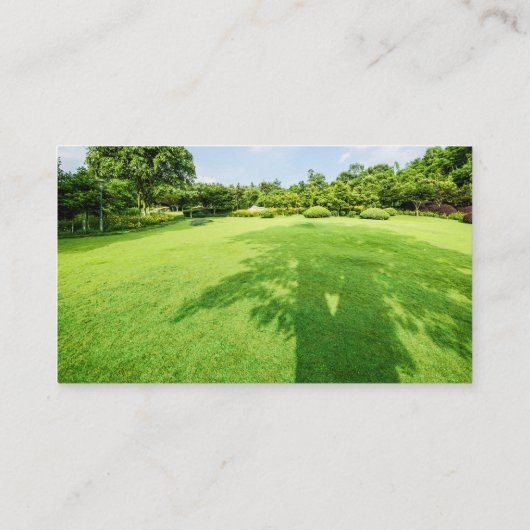 Aangepaste landschapszorg voor grastuinen visitekaartje (Achterkant)