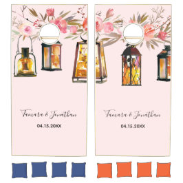 Aangepaste Lantaarns Roos Gold Floral Wedding Part