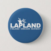 aangepaste LAPLAND-knop Ronde Button 5,7 Cm (Voorkant)