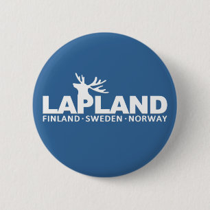aangepaste LAPLAND-knop Ronde Button 5,7 Cm