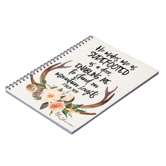 Aangepaste laptop met bijbelprijsopgave notitieboek (Linkerzijde)