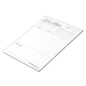 Aangepaste laptop met lectuur notitieblok (Schuin)