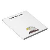 Aangepaste laptop met logo van wilde eenouderdiere notitieblok (Schuin)