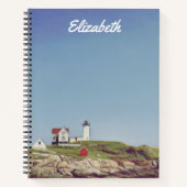 Aangepaste laptop met nubble Lighthouse Notitieboek (Voorkant)