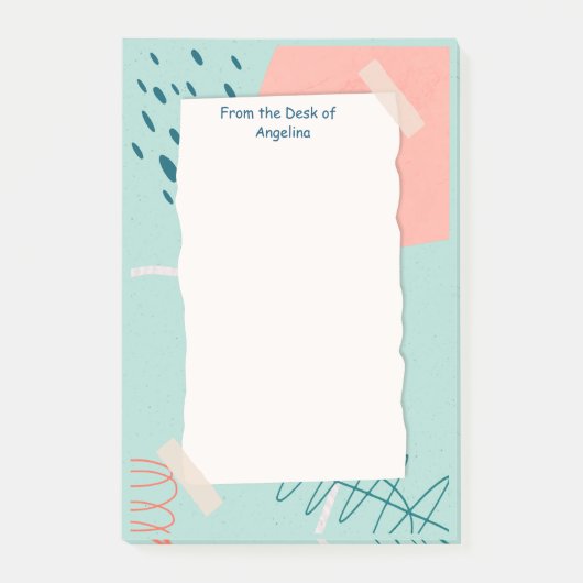 Aangepaste laptop na deze functie post-it® notes (Voorkant)