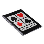 Aangepaste laptop voor kaartspeler notitieboek (Rechterzijde)