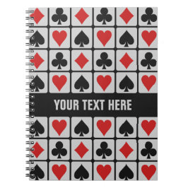 Aangepaste laptop voor kaartspeler notitieboek