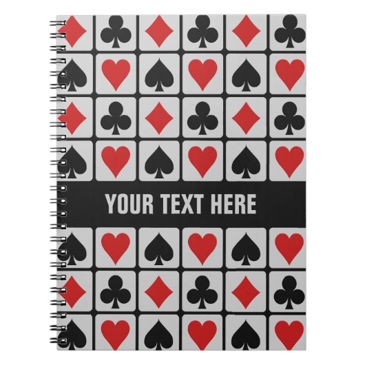 Aangepaste laptop voor kaartspeler notitieboek (Voorkant)