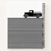 Aangepaste laptop voor Truck Stripes Design Notitieboek (Achterkant)