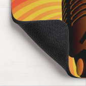 Aangepaste laptophoes voor Retro Microphone Muismat (Hoek)