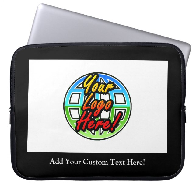 Aangepaste laptophoes voor zakelijke Logo Laptop Sleeve (Voorkant)
