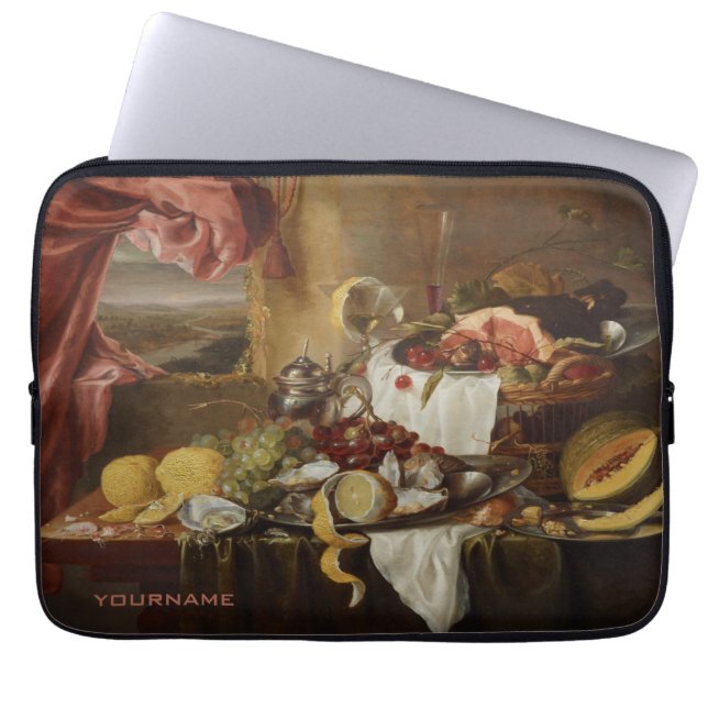 Aangepaste laptophoezen met nog leven laptop sleeve (Voorkant)