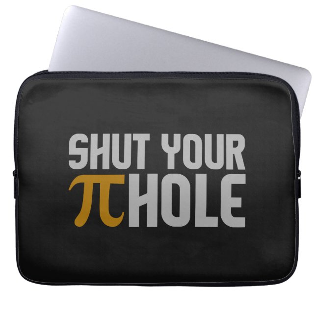 Aangepaste laptophoezen met "pie (pi)" laptop sleeve (Voorkant)