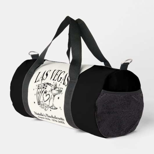 Aangepaste Las Vegas Bachelorette Party gepersonal Plunjezak (Rechterhoek)